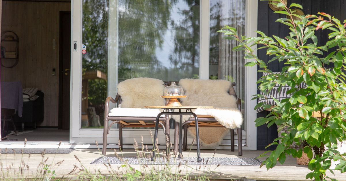 Hyggelig terrasse